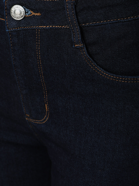 Női magas derekú skinny farmernadrág tengerészkék Dstreet UY2865