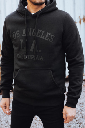 Férfi szigetelt kapucnis melegítőfelső fekete Dstreet BX5918