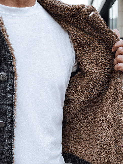 Férfi szigetelt farmer dzseki fekete Dstreet TX4725z