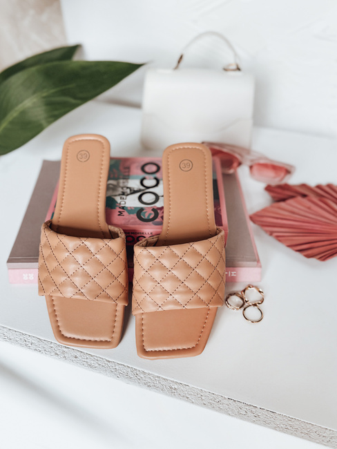 Női SATELIVA flip-flop bézs Dstreet ZY0972 ZY0972