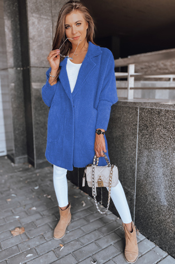 Női ala alpaka kabát RITA II kék szinű Dstreet NY0627z