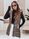 Női steppelt camel ELMERA mellény camel színben Dstreet TY5029