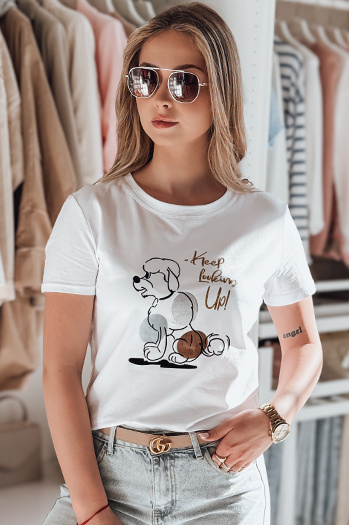 Női LUMIFIT uszkár póló fehér Dstreet RY2738