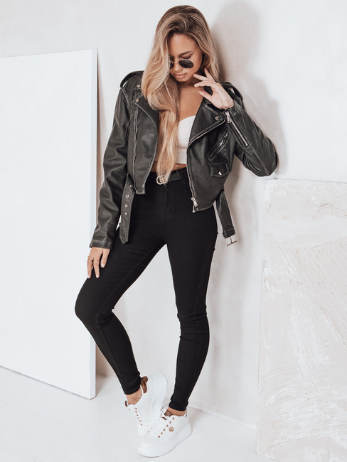 Női szűk farmer fekete Dstreet UY2754