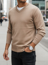Férfi teve színű pulóver Dstreet WX2318