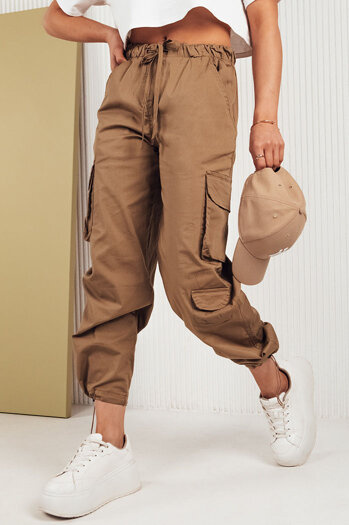 Női repülőgép nadrágok MIRI Szín Camel DSTREET UY1680