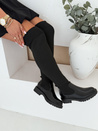 Női over-the-knee csizma fekete Dstreet ZY1006