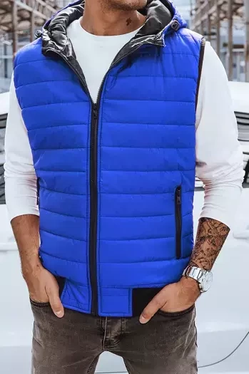 Férfi kék mellény Dstreet TX4268