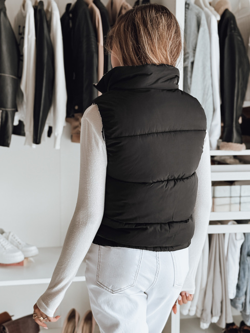 URBANELLE női steppelt mellény fekete Dstreet TY4974