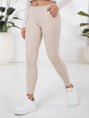 Női leggings bézs színű nadrág Dstreet UY2724