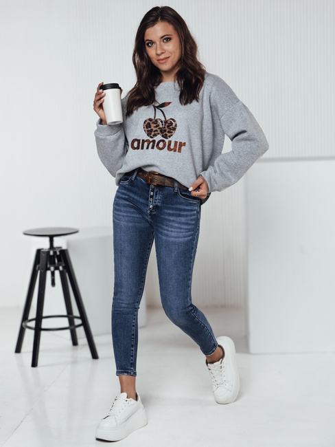 Női farmer nadrág BUTTONFIT skinny kék Dstreet UY2313 Dstreet UY2313