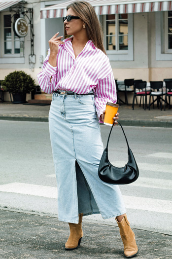 Farmer szoknya VIRTON kék Dstreet CY0463