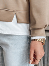 Női oversize LUZZIO mokka színű pulóver Dstreet BY1383