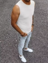 Sima fehér férfi felső Dstreet RX3491_3