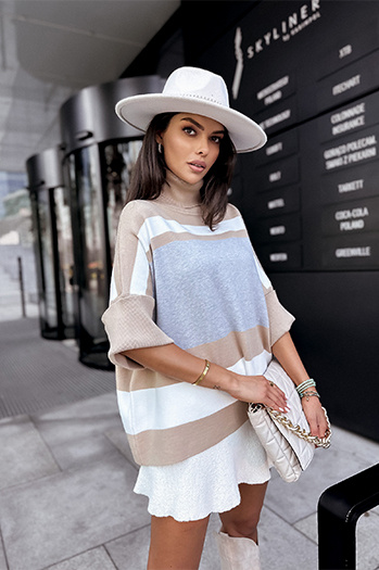 Női oversize pulóver ZEPHYR Szín Szürke DSTREET MY2022