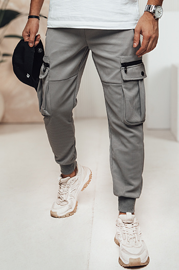 Férfi cargo nadrág szürke Dstreet UX4472