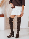 Női over-the-knee csizma barna Dstreet ZY1246 ZY1246