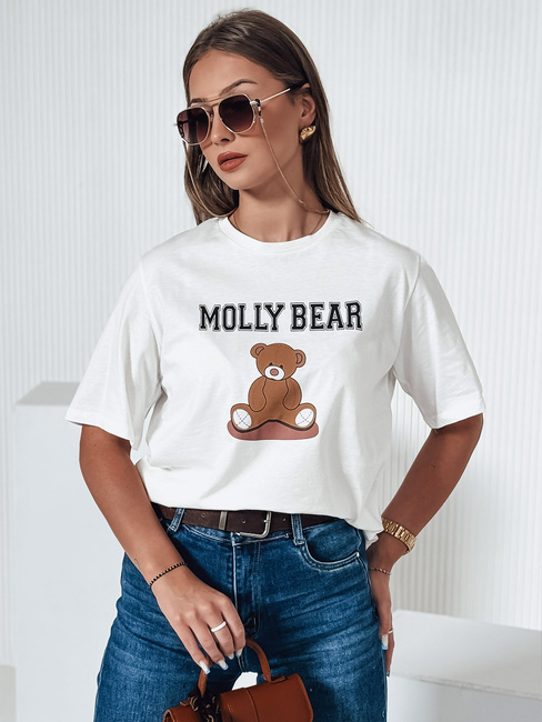 Női MOLBER ekrü póló Dstreet RY2571