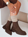 LUXIBOOTS női platform csizma barna Dstreet ZY1021 ZY1021