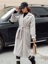 Női oversize kabát CAMELLYN hosszú világosbarna Dstreet NY0744 NY0744