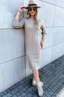 Női kötött ruha SHIREEN Szín Camel DSTREET EY2368