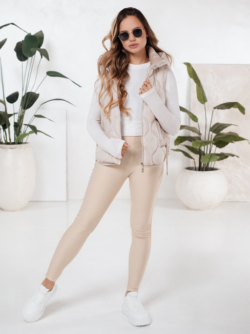 Női leggings bézs Dstreet UY2731