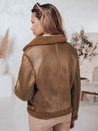 Női SOFTSTILL szarvasbőr kabát camel báránybőrrel Dstreet TY4747 TY4747