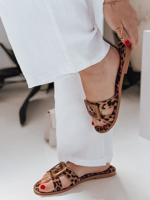 GLAMSTEP női flip-flop leopárd mintás Dstreet ZY0928 ZY0928