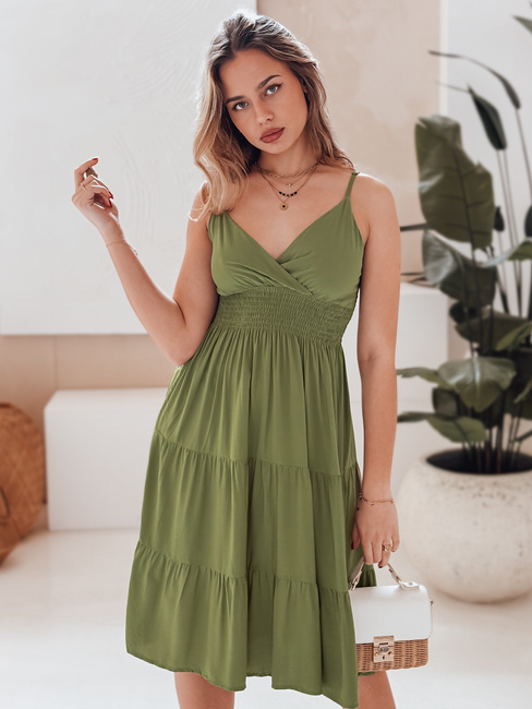 MISSBREEZE Dstreet zöld midi ruha EY2623