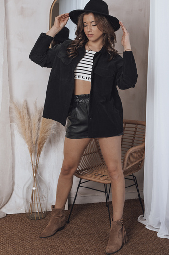 Női pamut ing COVE Szín Fekete DSTREET DY0367