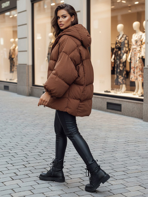 Kurtka damska pikowana PARIMA kamelowa Dstreet TY4510z