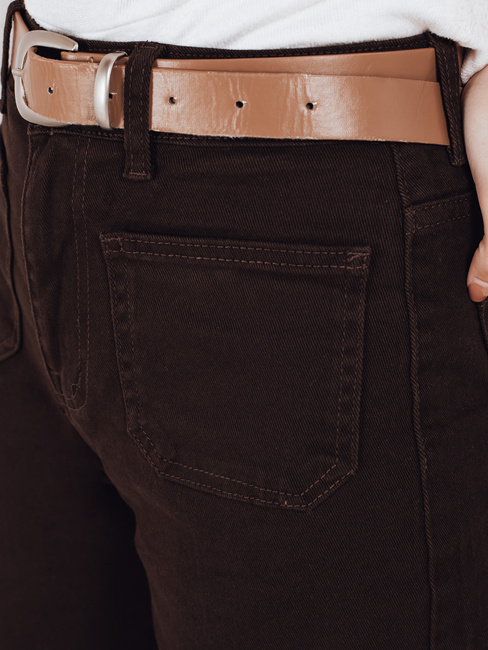 Széles szárú farmernadrág barna Dstreet UY2842