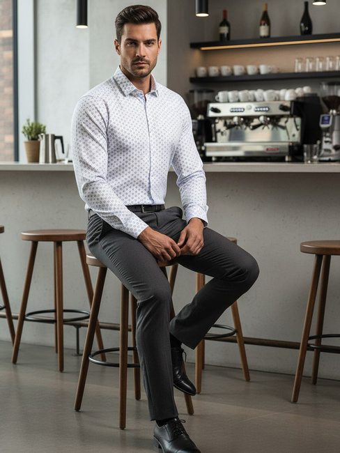 Férfi fehér ing Dstreet DX2438