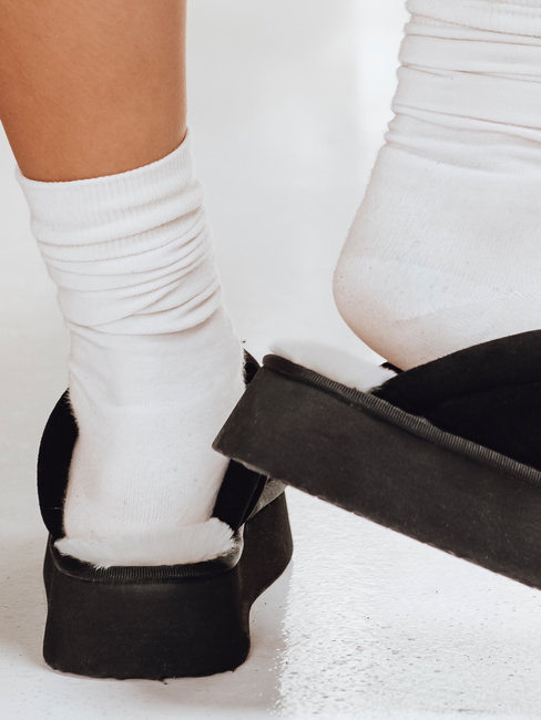 Női szigetelt flip-flop fekete Dstreet ZY1259 ZY1259