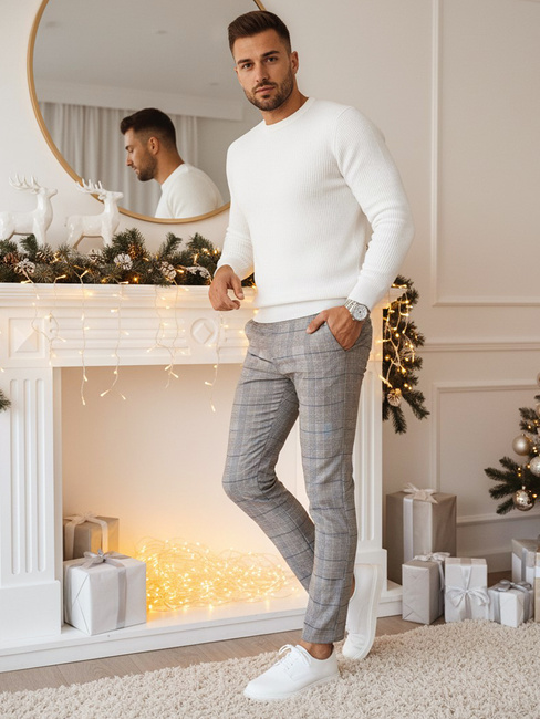 Férfi világosszürke nadrág Dstreet UX4407z