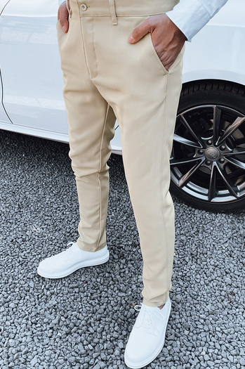 Férfi bézs színű nadrág Dstreet UX4410