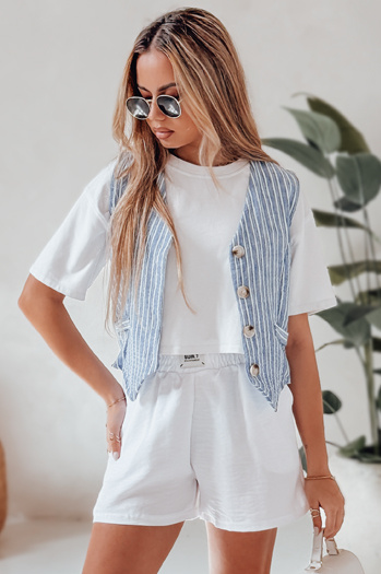 Női rövidnadrág OWN STYLE fehér Dstreet SY0456