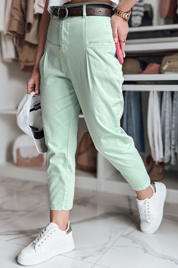 Női menta chino CHINOSKA nadrág Dstreet UY2555