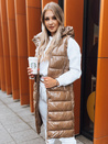 Női steppelt mellény GANTINI Szín Camel DSTREET TY3741