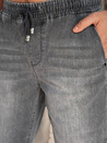 Férfi denim look szürke rövidnadrág Dstreet SX2501