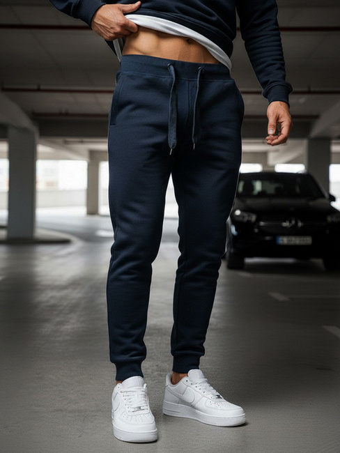 Férfi melegítőnadrág gránátkék Dstreet UX2707