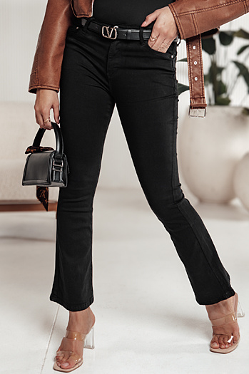 FREEREX női bootcut farmernadrág fekete Dstreet UY2225