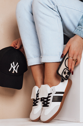 Női sportos tornacipő SNIKAR fehér Dstreet ZY0644 ZY0644