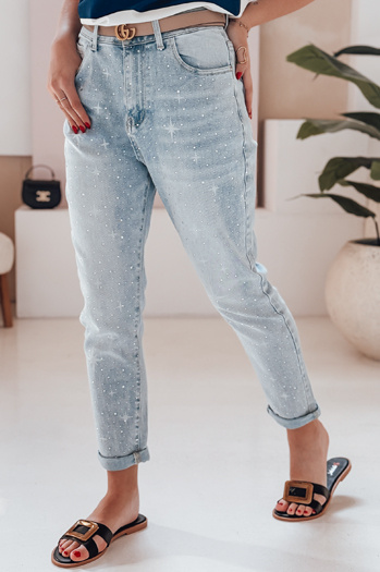 Női farmer nadrág JEWELSTAR kék Dstreet UY2444