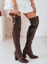 Női over-the-knee csizma barna Dstreet ZY1246 ZY1246