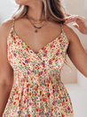 FLORALUSH piros és lila virágos maxiruha Dstreet EY2637_3
