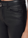Női viaszolt skinny farmer fekete Dstreet UY2750 UY2750