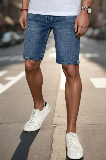 Férfi rövid kék farmer Dstreet SX2489