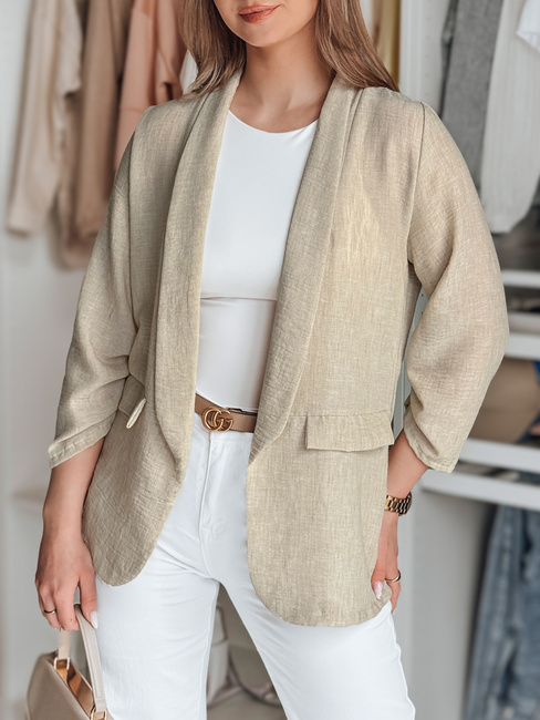 Női oversize kabát SOFT LOVE világosbarna Dstreet PY0133 Dstreet PY0133