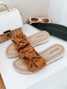 Női LOVESLIDE camel flip-flopok Dstreet ZY0996